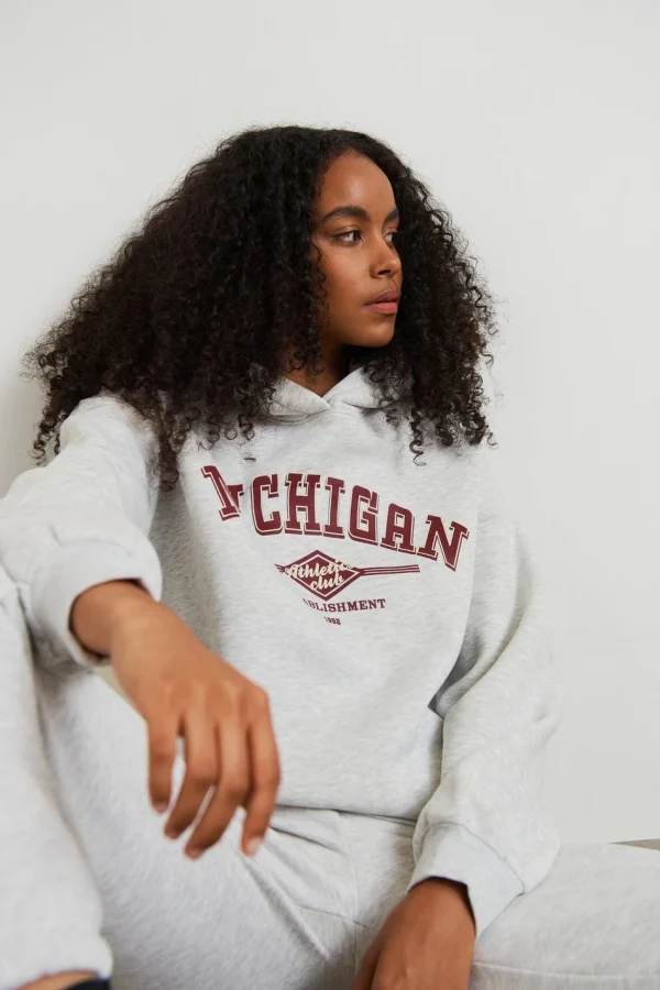 Gina Tricot Lola Hoodie Greymel/mici à prix réduits 3