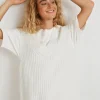 Gina Tricot Harper Knitted Vest Offwhite mode 8