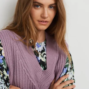 Gina Tricot Harper Knitted Vest Sea Fog Boutique 6