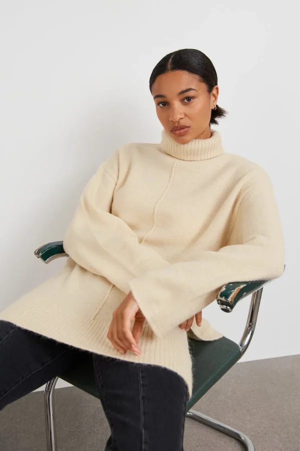 Gina Tricot Tove Knitted Sweater Birch en ligne 1