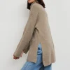 Gina Tricot Tove Knitted Sweater Rosted Cashew Large choix en ligne 10