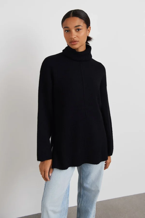 Gina Tricot Tove Knitted Sweater Black Boutique officielle 1