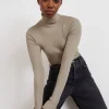 Gina Tricot Sigrid Knitted Top Oxford Tan Nouveau 10