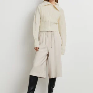 Nouveau Gina Tricot Peyton Knitted Cardigan Warm White 6