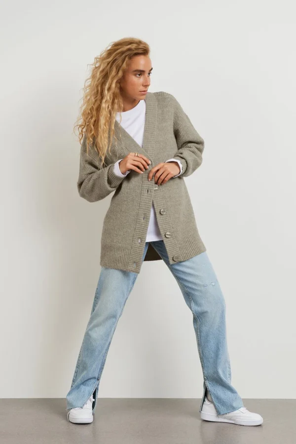 Prestation Et Rapide Gina Tricot Naomi Knitted Cardigan Pure Cashmere 3
