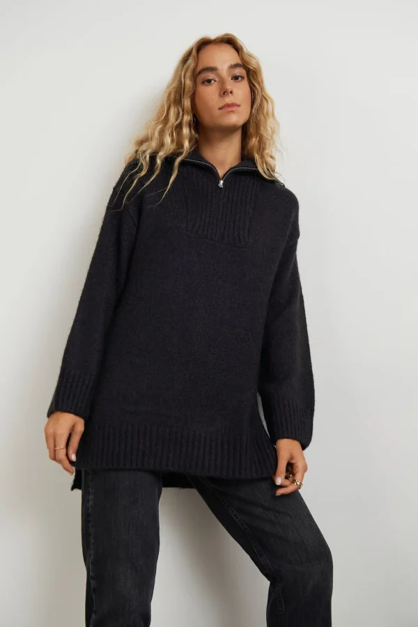 acheter en ligne Gina Tricot Eden Knitted Sweater Black 3
