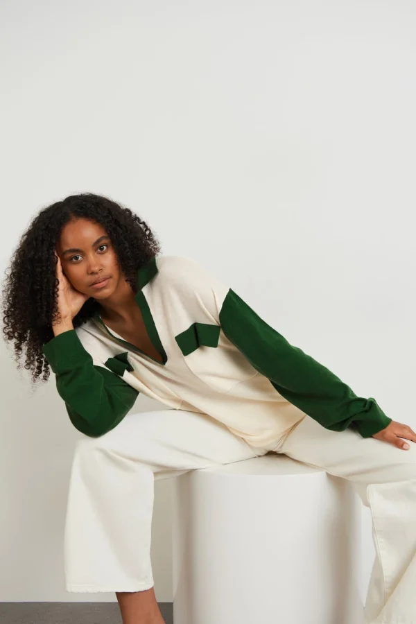 prix de gros Gina Tricot Amelia Knitted Sweater W White/eden 1