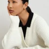 Gina Tricot Kayla Knitted Cardigan Warm White Protections acheteurs 10