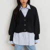 mode pas cher Gina Tricot Kayla Knitted Cardigan Black 10