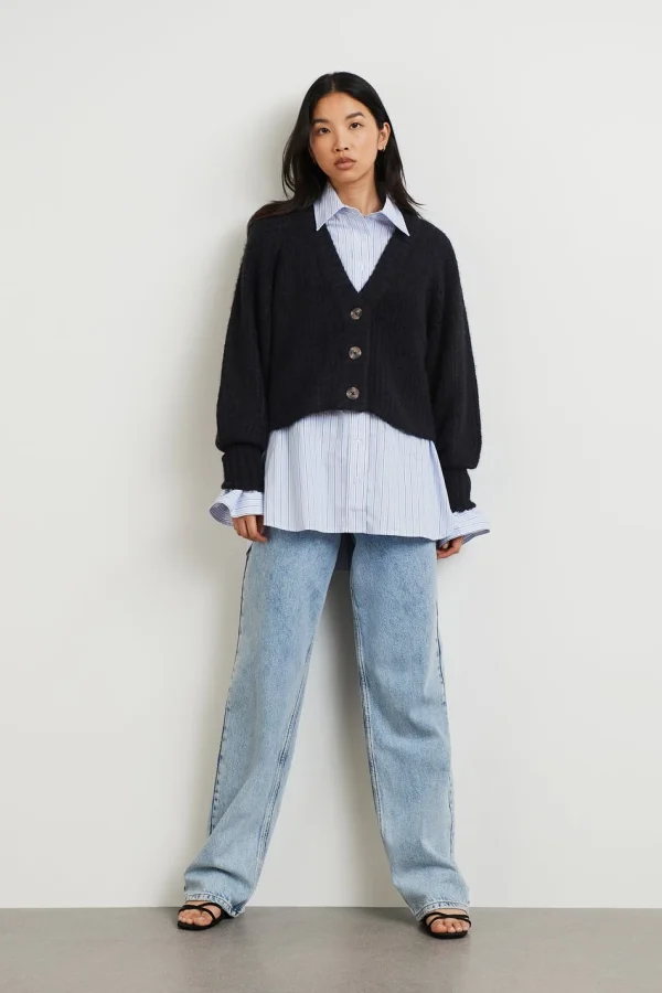 mode pas cher Gina Tricot Kayla Knitted Cardigan Black 3