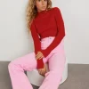 haute qualité Gina Tricot Isabella Knitted Top Molten Lava 10