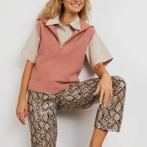 Gina Tricot Lena Knitted Vest Desert Sand grossiste 6