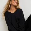 Livraison gratuite Gina Tricot Alma Knitted Sweater Black 8