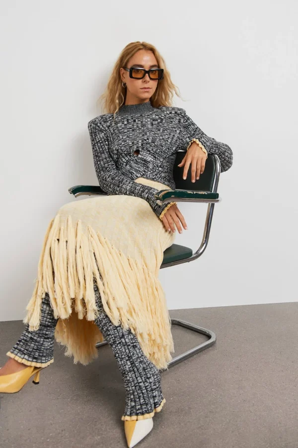 comparez les prix Gina Tricot Linn Knitted Sweater Multi 3