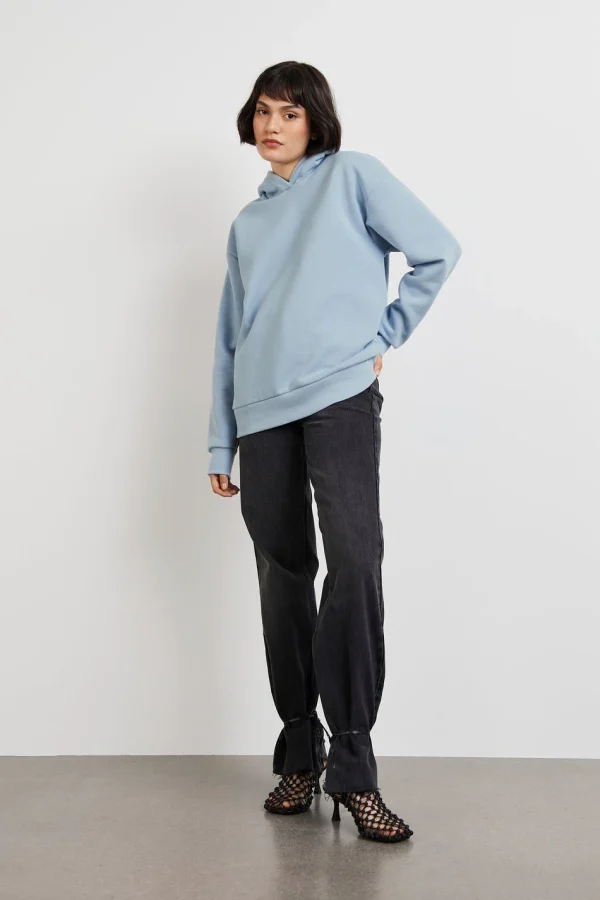 Gina Tricot Pella Hoodie Zen Blue garantis authentique 3