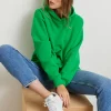Gina Tricot Pella Hoodie Kelly Green Boutique 8