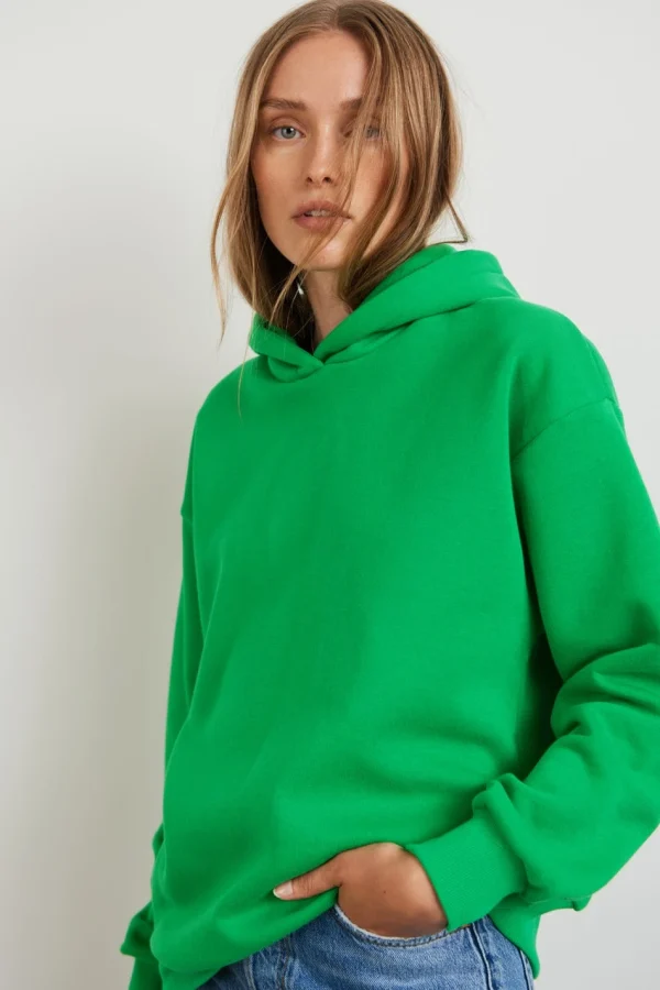 Gina Tricot Pella Hoodie Kelly Green Boutique 3