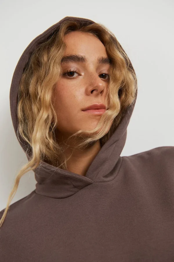 Gina Tricot Pella Hoodie French Roast qualité supérieure 3