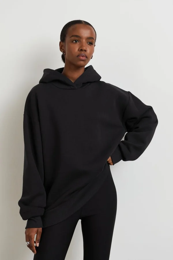 Gina Tricot Pella Hoodie Black soldes de Noël 3