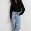 économies garanties Gina Tricot Debbie Knitted Sweater Black 10
