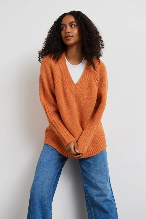 Gina Tricot Vivian Knitted Sweater Brandied Melon se précipiter pour acheter 1