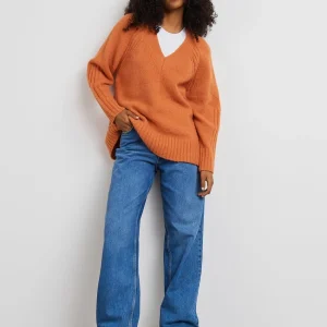 Gina Tricot Vivian Knitted Sweater Brandied Melon se précipiter pour acheter 6