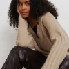 Gina Tricot Vivian Knitted Sweater Oxford Tan grande promotion 10