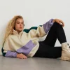 Gina Tricot Gail Teddy Sweater Offwhite/multi Prestation Et Rapide 8