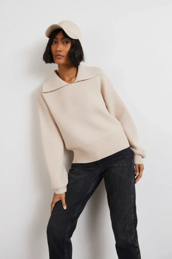 Gina Tricot Hedda Knitted Sweater Moonbeam luxe soldes 1