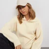 Gina Tricot Hedda Knitted Sweater Rutabaga à prix promos 8