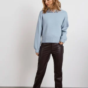 Gina Tricot Hedda Knitted Sweater Zen Blue boutique 6