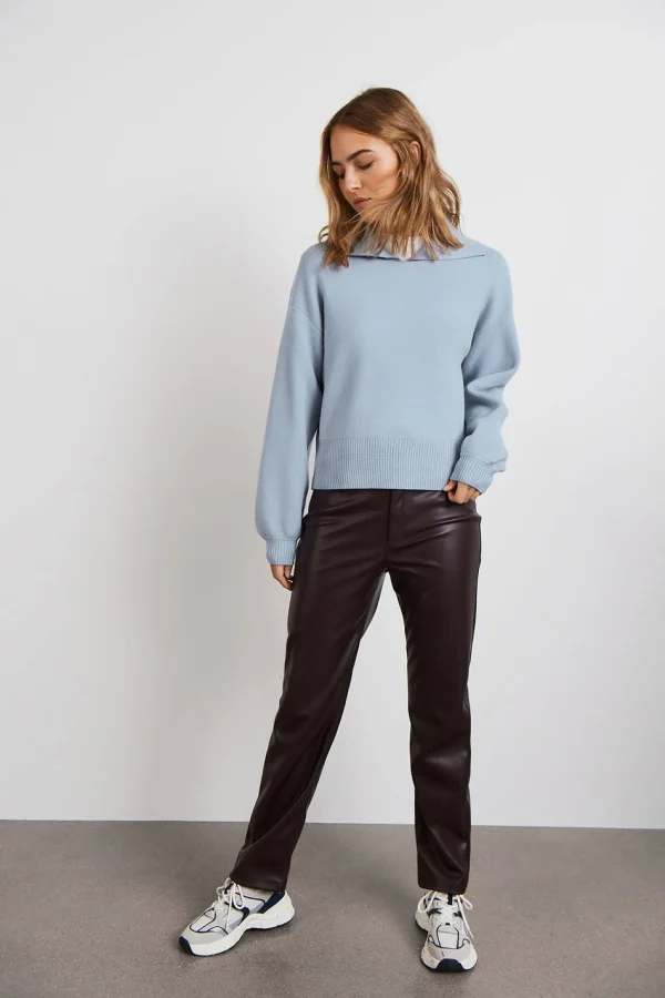 Gina Tricot Hedda Knitted Sweater Zen Blue boutique 3