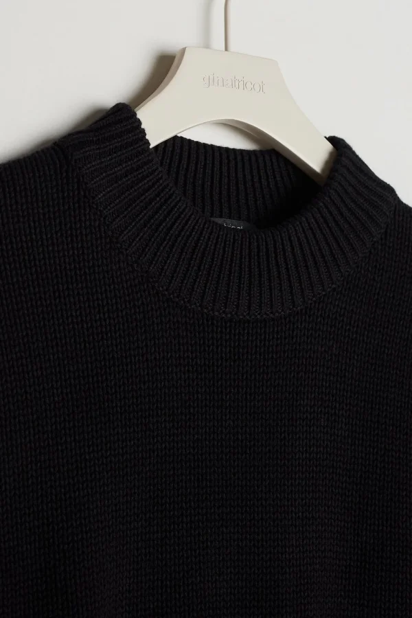site pas cher Gina Tricot Meg Petite Knitted Vest Black 3