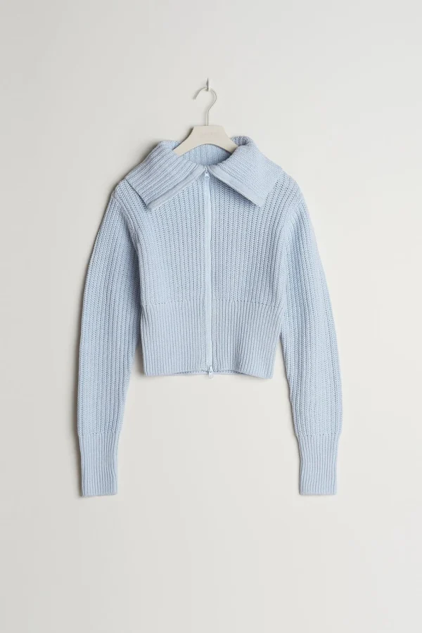 Acheter Maintenant Gina Tricot Peyton Petite Knitted Cardigan Halogen Blue 1