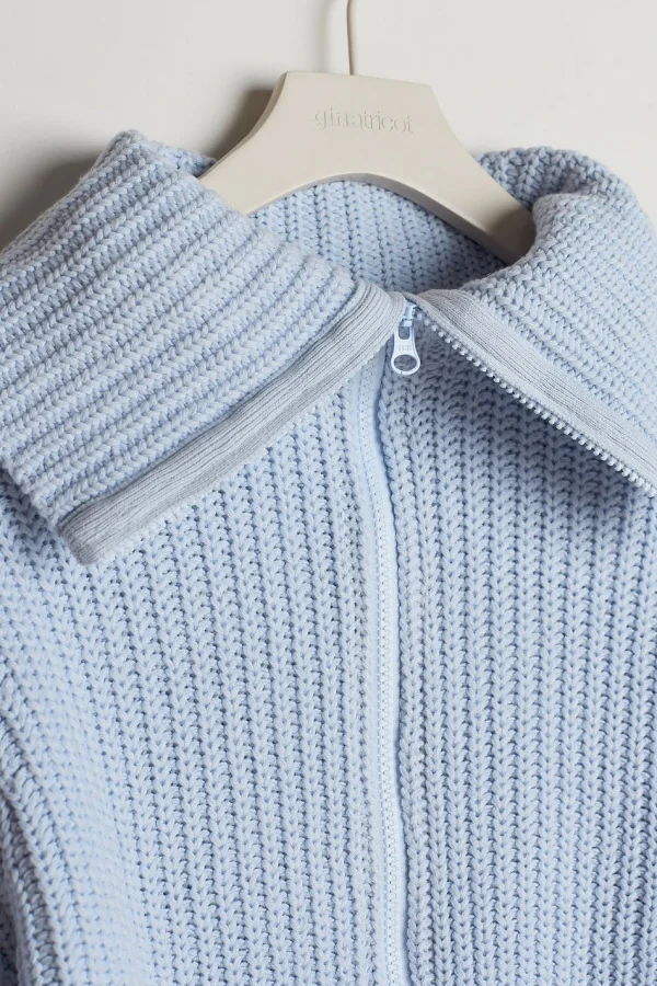 Acheter Maintenant Gina Tricot Peyton Petite Knitted Cardigan Halogen Blue 3