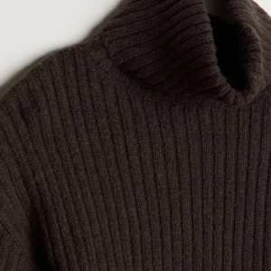 Réductions Gina Tricot River Petite Knitted Sweater Chocolate Plum 6