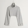 Satisfait ou Remboursé Gina Tricot River Petite Knitted Sweater Lt Grey Melange 10