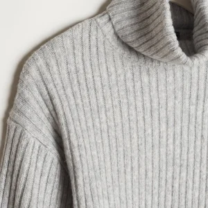 Satisfait ou Remboursé Gina Tricot River Petite Knitted Sweater Lt Grey Melange 6