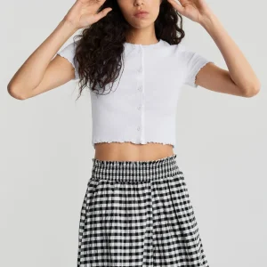 Gina Tricot Cissi Top White vente pas cher 6