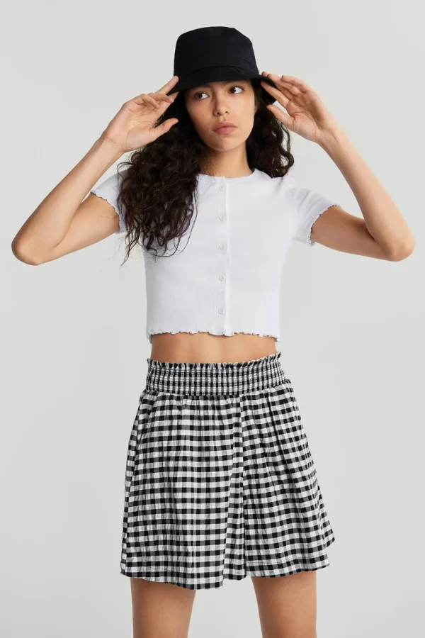 Gina Tricot Cissi Top White vente pas cher 3