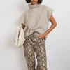 soldes pas cher Gina Tricot Mari Knitted Vest Moonbeam 8