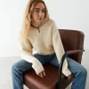 Gina Tricot Lizzie Knitted Sweater Ecru Retour Gratuit 10