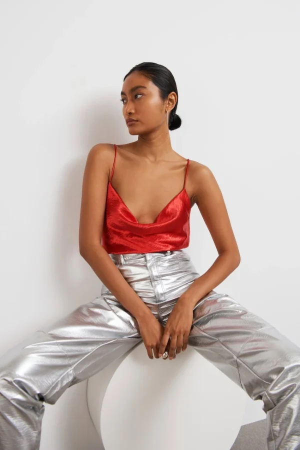 Gina Tricot Rakel Singlet Mars Red Paiement sécurisé 1