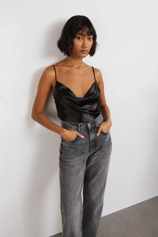 Gina Tricot Rakel Singlet Black pas cher 1