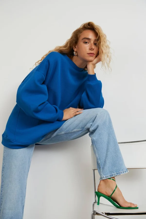 Gina Tricot Lorena Sweater Palace Blue commentaire favorable 1