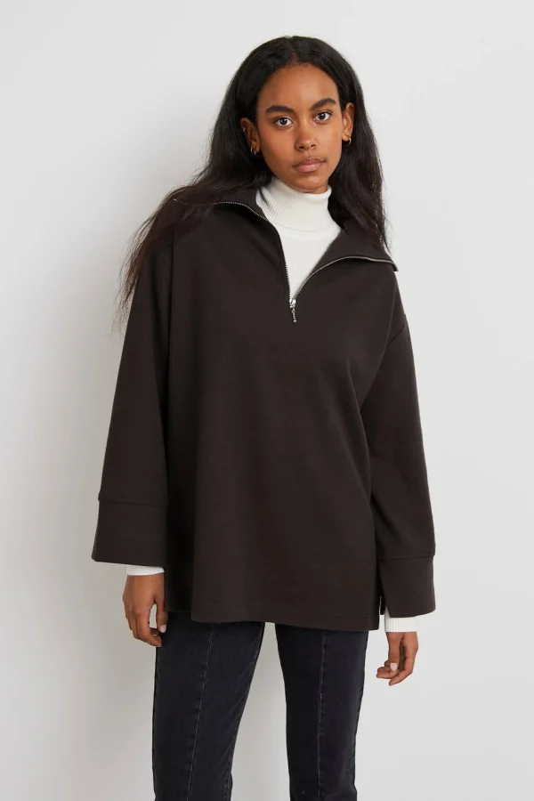 Gina Tricot Heaven Sweater Black Coffee Dernières Nouveautés 1