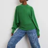 magasin solde Gina Tricot Bettan Knitted Sweater Mint Green 8