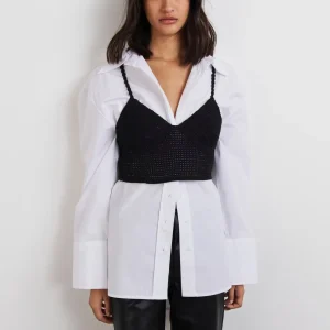 Gina Tricot Crochet Top Black soldes en ligne 6