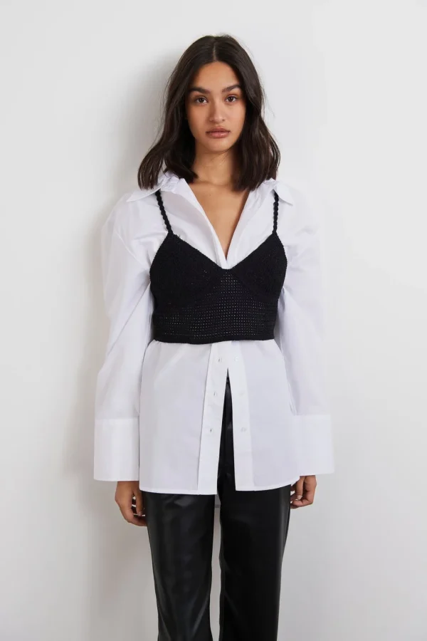 Gina Tricot Crochet Top Black soldes en ligne 3
