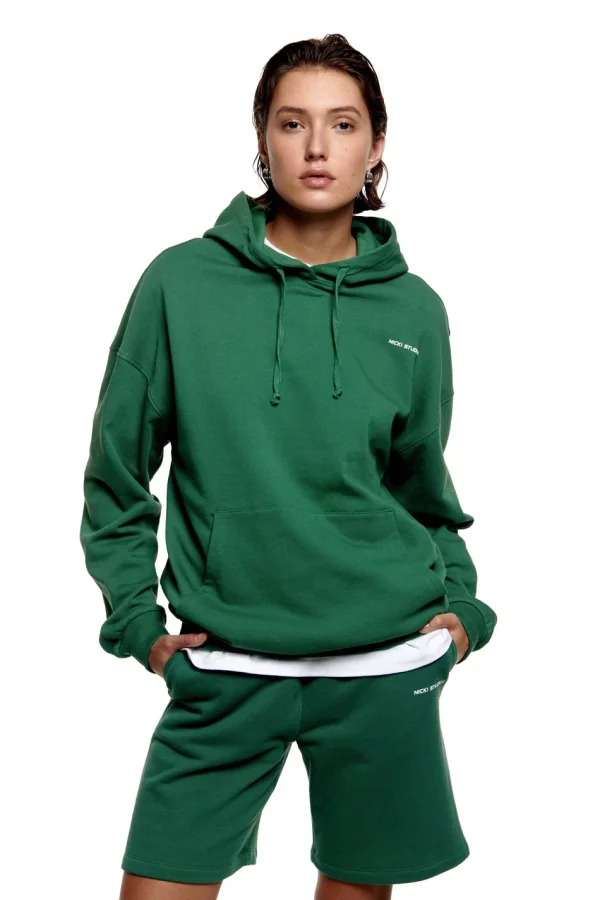 garantis authentique Gina Tricot Nicki Hoodie Smoke Pine 1